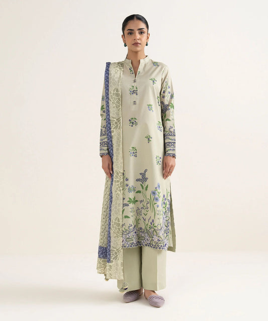 Sapphire Embroidered Lawn Three Piece Suit SP-LWN-PST01