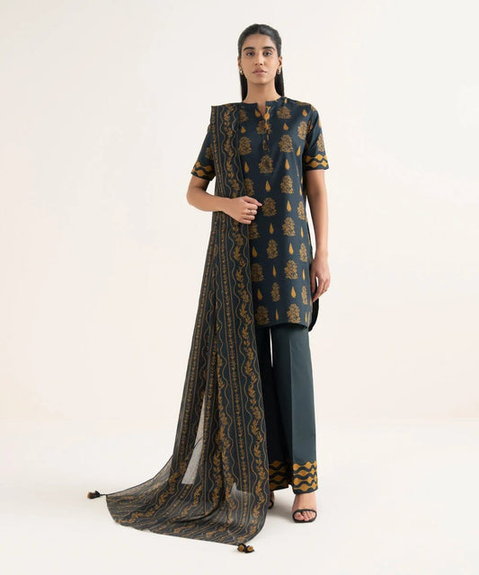 Sapphire Printed Lawn Suit With Matchin Dupatta SP-LWN-BR08