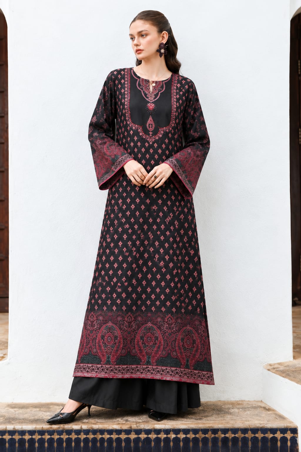 Uznau Marina Two Piece Kaftan UZ-MR-RD07