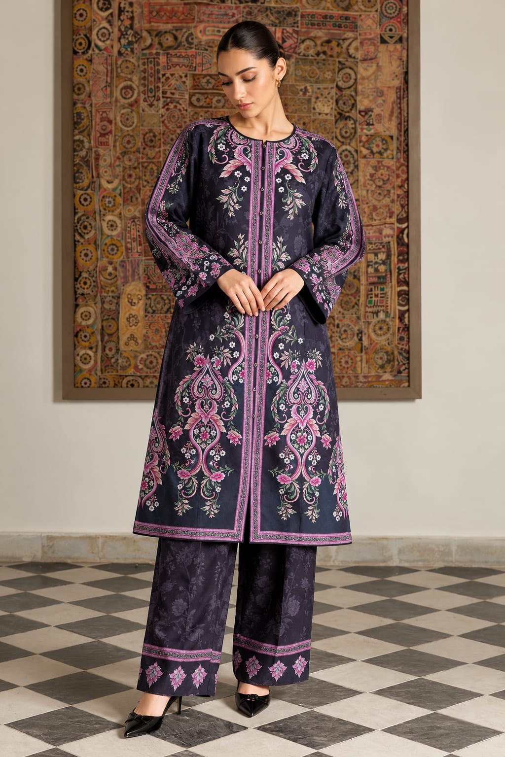 Uznau Marina Two Piece Co ord  UZ-MR-PRP03