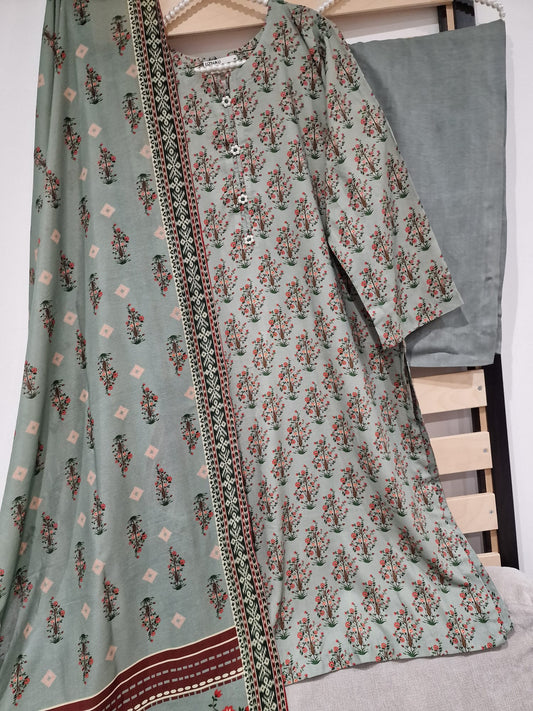 Uznau Linen Three Piece Suit UZ-LNN-PST01