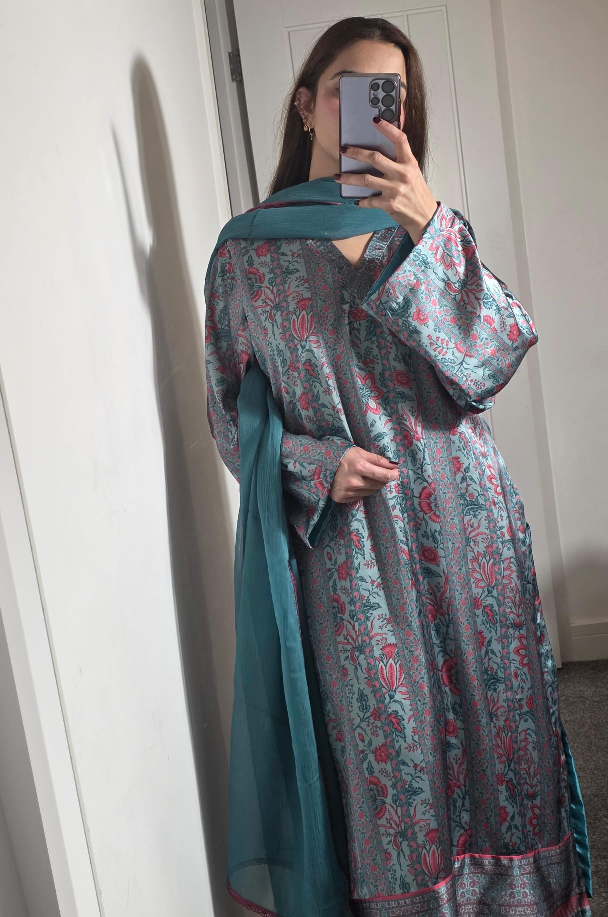 Sappphire Silk Three Piece Suit SP-SLK-FR01