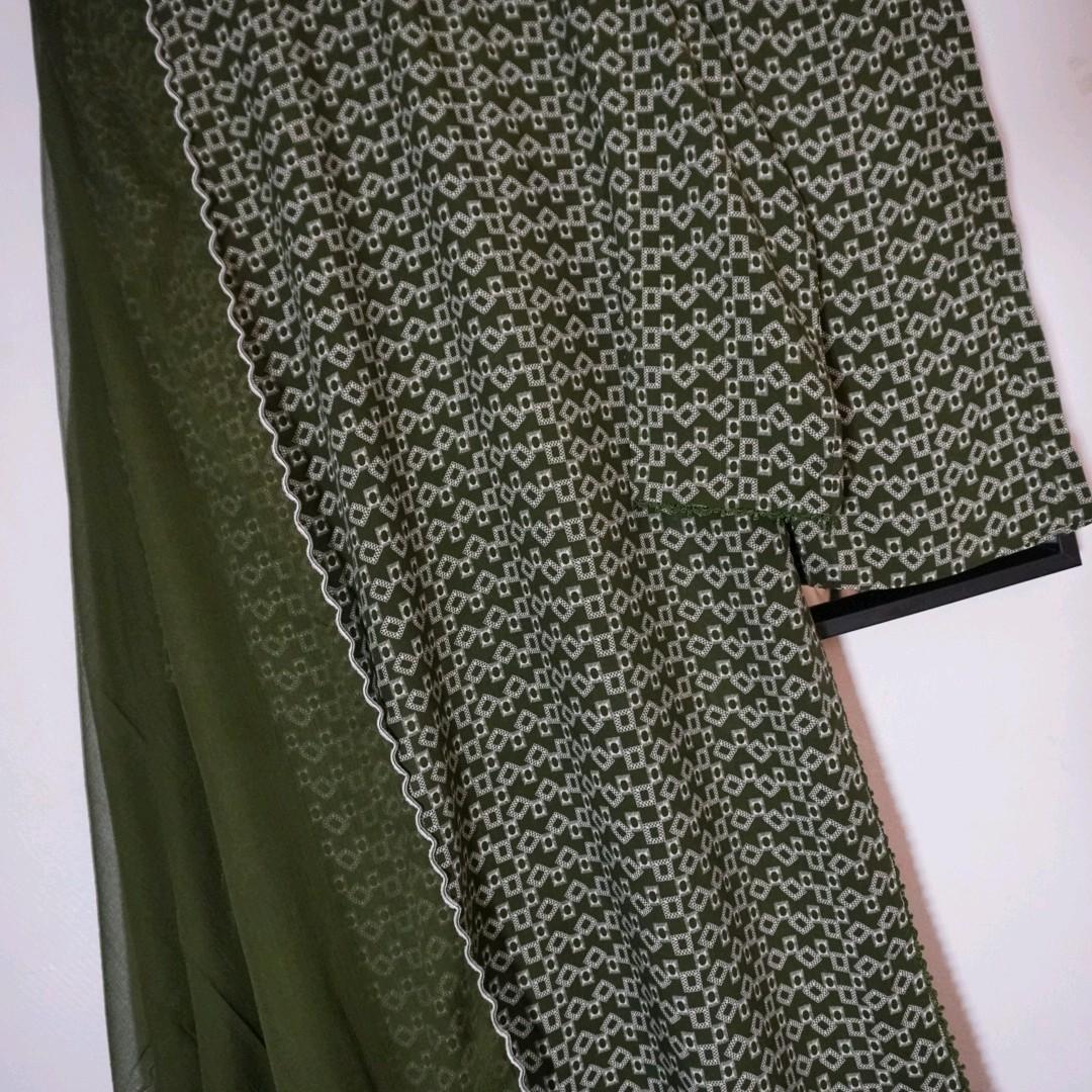 Uznau linen Pakistani trouser kameez dupatta Linen Traditional Clothing