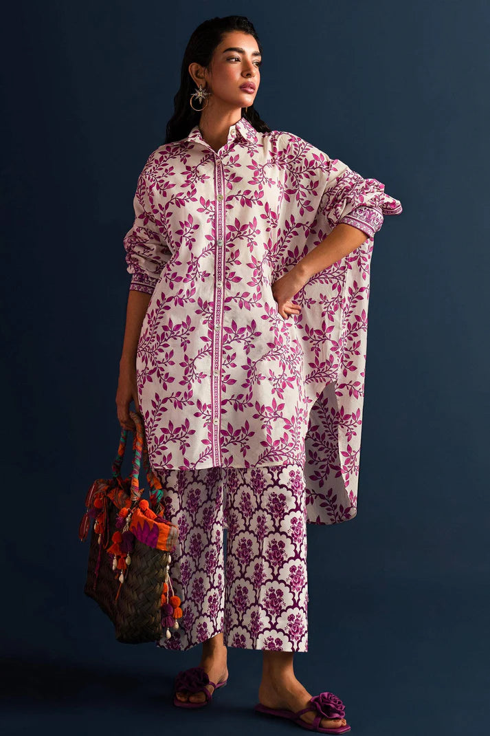 Sana Safinaz Lawn Three Piece Suit SF-LWN-PNK01