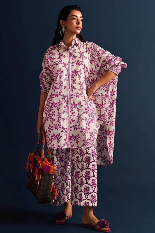 Sana Safinaz Lawn Three Piece Suit SF-LWN-PNK01