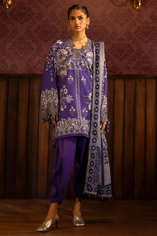 Sana Safinaz Embroided Linen Three Piece Suit SF-LNN-PRP01